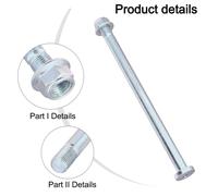 Asse ruota posteriore in ferro 185 mm compatibile per Surron per prestazioni mig