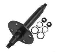Asse ruota posteriore per bicicletta, diametro 17 mm | Metallo ad alta resistenza, lunghezza 180 mm, diametro 17 mm, distanza fori 60 mm, compatibile con Tacx Trainer