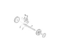 Asse ruote motozappa modelli MH445.0 ORIGINALE STIHL 62417407400