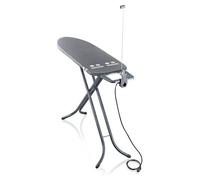 Leifheit Air Board M Plus Black asse da stiro per ferro da stiro a vapore, tavolo da stiro ultraleggero, piano da stiro a vapore per ottenere i migliori risultati in poco tempo, colore nero