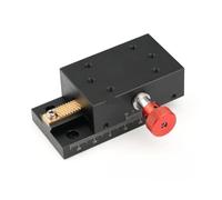 Asse X Scanalatura a coda di rondine da 40 mm Slitta ad alta precisione Cremagliera e pignone a corsa lunga Regolazione fine manuale Corsa della fase di spostamento