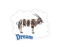 Assemblage di segregazione del Corpo Antilope Adesivi Citazione Sogno Decalcomanie in Vinile