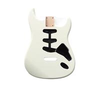 Assemblaggio Chitarra Elettrica Con Corpo In Ontano Corpo Fai-da-te Singolo Singolo Semilavorato Ontano Bianco Antico (Color : 02)