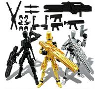 (Assemblaggio completato)-Titan 13 Action Figure, Lucky Robot 13 Action Figure Set, Nova 13 Action Figure, 3D Stampato Multi-Joint Mobile Robot Figura, Accessori multipli (Assemblaggio completato
