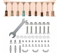 Assemblaggio con il nostro set di hardware per riscaldatori piramidali esterni con vari strumenti di installazione