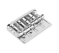Assemblaggio del Bridge Bass a 4 Corde Regolabile Supporto a Distanza di Stringa più Grande per Elektro -Bass Player Metal Silver