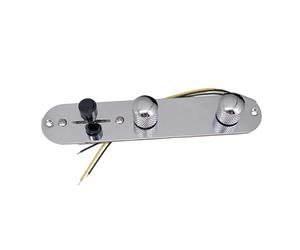 Assemblaggio Del Circuito Di Controllo Del Cablaggio Della Chitarra Elettrica Con Piastra Metallica In Un Unico Pezzo Cablaggi Per Chitarra(Silver)