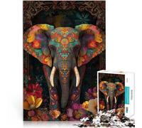 Assemblaggio del modello arte dell'elefante Puzzle 2000 pezzi per adolescenti 70x100cm perché è ideale come regalo per tutta la famiglia