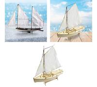 Assemblaggio Del Modello Di Barca A Vela Kit Di Assemblaggio Puzzle Boat Per