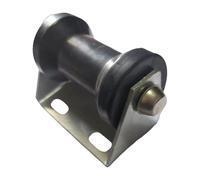 Assemblaggio del rullo di chiglia stazionario - Staffe in acciaio zincato, Hardware per rimorchi per barche, supporto per scafo resistente, di carico marino, ingranaggio resistente, in