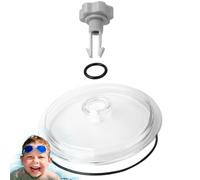 Assemblaggio della trappola fogliare - Coperchio a cupola trasparente, base di collo di bloccaggio | Top filtro della pompa con componenti rinforzati per manutenzione della piscina specifica del model