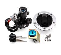 Assemblaggio dell'interruttore di accensione Coperchio Coperchio Copertura a gas Gascio Tasto di bloccaggio del gancio Compatibile con Modelli GSXR 600 750 MOTORE GSXR600 GSXR750(1 set)