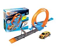 Assemblaggio di Auto da Corsa - Auto Giocattoli Pista Flessibile, Corsa di Strada Flessibile divertente | Tirare indietro Car Christmas Kit Pro, Puzzle Style Builder for
