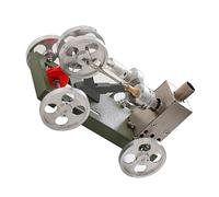 Assemblaggio di un motore Stirling, modello di auto, manifestatore per conversione termica meccanica di energia, strumento didattico fisico per strumenti fisici aule