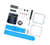 Assemblaggio Digital Electronic Timepieces Display LED Progetto di saldatura per appassionati di outdoor e hobbisti Kit di montaggio facile orologio
