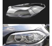 Assemblaggio fari auto Auto Faro Del Faro Lente In Vetro Custodia Borsette Copertura Per BMW Serie 5 F18 F10 520i 523i 525i 535i 530i 2011-2017 Faro Anteriore Copriobiettivo(Sinistra)
