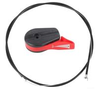 Assemblaggio Leva Choke Rasaerba 4 Tempi Nero Assemblaggio Leva(Red) | Cavo flessibile 165cm, installazione rapida, compatibilità GXV160, controllo per preciso, materiale durevole