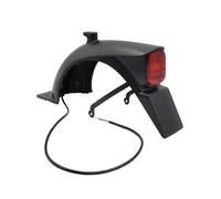 Assemblaggio parafango posteriore per scooter con gancio e luce di coda integrato Compatibile con Segway Ninebot E2 E2 Plus Supporto per Kickscooter Supporto per parafango posteriore Accessorio parafa