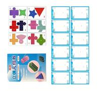 Assemblaggio pratico Forme geometriche Modelli dimostrativi Forme geometriche in carta pieghevole Libro per Libro topologico per bambini per l ' istruzione domiciliare