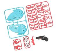 Assemblare Il Drag Toy, Puzzle Fai -da -Te Assemblare Il Giocattolo Che Striscia con l'adorabile Casa Animale per Bambini (Blue)