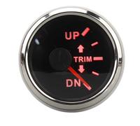 Assemblea del rivestimento del rivestimento marittimo metro per bilanciatore in acciaio inossibile Shock con un retroilluminazione colorato per yacht pesca barche navi ABS (Cadran noir avec cadre