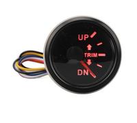 Assemblea del rivestimento del rivestimento marittimo metro per bilanciatore in acciaio inossibile Shock con un retroilluminazione colorato per yacht pesca barche navi ABS (Cadran noir avec cadre