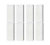 Assemblea Filtro Hepa, compatibile con Ecovacs Deebot OZMO U2 / U2 Pro, pezzi di ricambio for aspirapolvere robot, 8 pezzi Parti per aspirapolvere