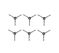 Assemblea Spazzola laterale, compatibile con Dreame Mova M1, compatibile con Trouver M1, 6 pezzi Parti per aspirapolvere