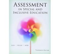 Assessment: In Special and Inclusive Education