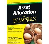 Jerry A. Miccolis Dorianne Perrucci Asset Allocation For Dummies (Tascabile)