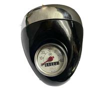 Assey faro classico 5 1/2" con porta lampadina e tachimetro Luna ciclomotore ...