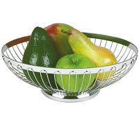 Assheuer E Pott Cesto di Pane Frutta Rotondo IN Acciaio Inox