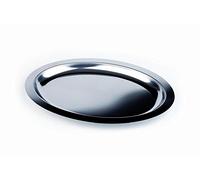 Assheuer + Pott APS 01324 - Vassoio Ovale in Acciaio Inox 18/0, 60 x 41 x 2,5 cm