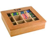 Assheuer & Pott ASS11775 - Scatola da tè con 12 scomparti, 30 x 28 cm, altezza 9 cm