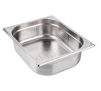 APS 81902 GN 1/2 contenitore, perforato, acciaio inox Contenitore gastronorm, dimensioni 265 x 325 mm/altezza 100 mm