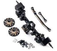Assi auto RC Compatibile Con Axial Per SCX24 Per Deadbolt Per Wrangler C10 1/24 RC Car Parts In Ottone Per Assale Anteriore E Posteriore A Portale, Collegamento Dello Sterzo(Front)