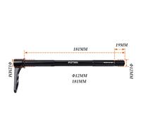 Assi passanti anteriori e posteriori installazione rapida per ruote mtb 142148mm