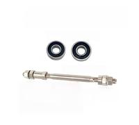 Assi per mozzo ruota anteriore posteriore con 2 cuscinetti per biciclette da strada, cambio mandrino, leve dell'albero per la maggior parte delle biciclette a 6-8 velocità