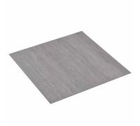Assi per pavimenti, grigio scuro melange, 5,11 m², 55 pezzi, in PVC | autoadesivo, per interni, forma rettangolare, bordi lisci, facile manutenzione, fai da te