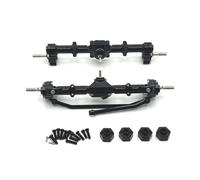 Assi Rc Per MN168 1/12 Assale Portale Anteriore Posteriore In Metallo Adattatore Esagonale Per Ruota Da 12 Mm Accessori Per Auto RC Ricambi Accessori(Black)