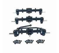 Assi Rc Per WPL B16 B36 1/16 Sei Ruote Motrici, Assali Anteriori Centrali E Posteriori In Metallo Parti Per Auto RC(Black)