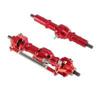 Assi Rc Per WPL B16 B36 Per FAYEE Per JJRC Altri Accessori Per Auto RC A Sei Ruote Motrici In Per Scala 1/16 Gruppi Di Assali Anteriori Centrali Posteriori In Metallo(Red,Rear and Front)