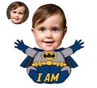 ASSIALL Cuscino Viso Personalizzato Mini Me Cuscini Personalizzati a Forma di Persona Bambola Fumetto con Stampa Fronte-Retro 3D Divano Auto Poli Cotone Lancia Cuscino Ornamento Casa