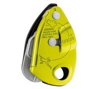 Petzl - Assicuratore con blocco assistito - Grigri+ Yellow in Alluminio - Verde