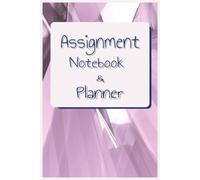 Assignment Notebook & Planner - Pink Dream: Combination Homework tracker and College ruled sheets for Middle School Students for Organization and Time Management | 6 X 9 inches | 120 pages