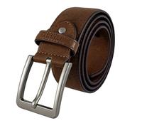 Assisi Style - Cintura da uomo in ecopelle | Cintura vegana marrone 38 mm | Regali vegani per gli uomini | Regali vegani amichevoli, Marrone, 38-40" waist