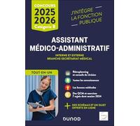 Assistant médico-administratif catégorie B: Concours interne et externe, branche Secrétariat médical