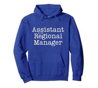 Assistant to The Regional Manager Felpa con Cappuccio, Unisex per Adulti, Blu Reale, XL