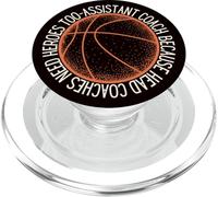 Assistente allenatore perché gli allenatori hanno bisogno del basket degli eroi PopSockets PopGrip per MagSafe