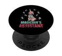 Assistente Del Mago Trucco Magia Stregone Mago PopSockets PopGrip Adesivo